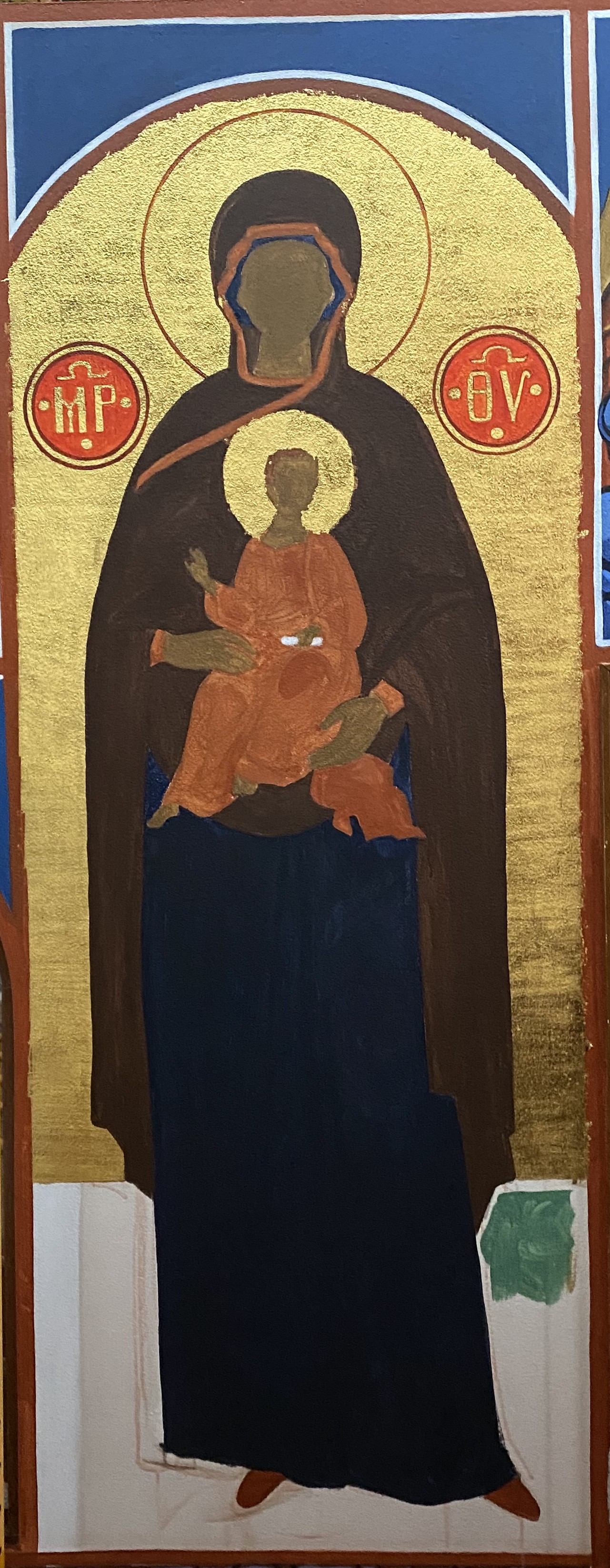 Saint Mary and Christ in Narthex Thumbnail